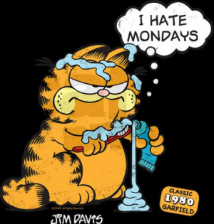 Hate Mondays Garfield I hate mondays pajamas