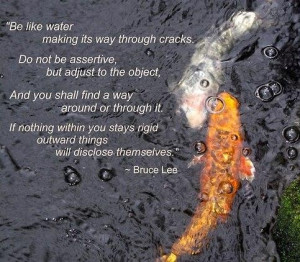 Quotes and bruce lee sayings about llife water fish