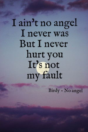 No angel - Birdy