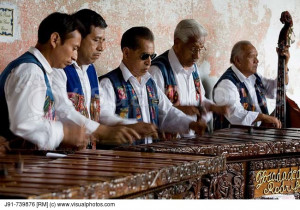 Musicians playing the marimba Antigua Guatemala Sacatepequez ...