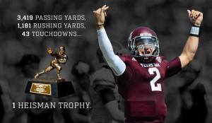 ... Quotes From Heisman Trophy Winner Texas A&M’s Johnny Manziel