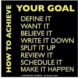 Career Goal Quotes The key is to create goals,
