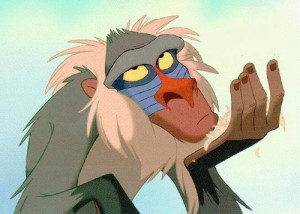 Who was the monkey on lion king?