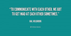 ... to us very often, especially in this very commercialized world