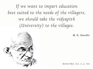 Mahatma Gandhi Quotes on Education