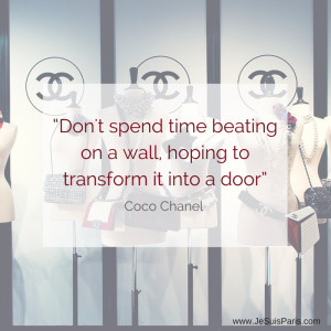 Coco Chanel Quote – Je Suis. PARIS Image