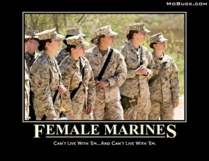 females combat Female Marines