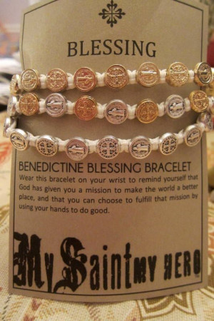 Benedictine Blessing Bracelets All Saints by BlissjewelsInc, $23.00
