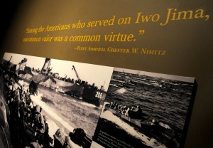 ... Iwo Jima, uncommon valor was a common virtue.
