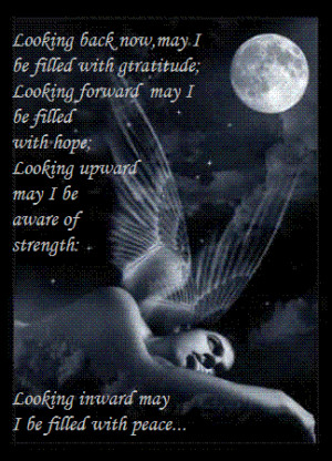 Looking Inward May I Be Filled With Peace ~ Attitude Quote