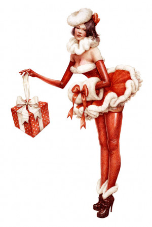 Christmas Pin Up Of the Day
