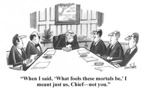 ... quote from Shakespeare. Even better: a few cartoons that use his words