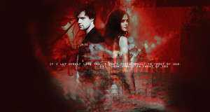 The Vampire Academy Blood Sisters Rose & Dimitri Wallpaper